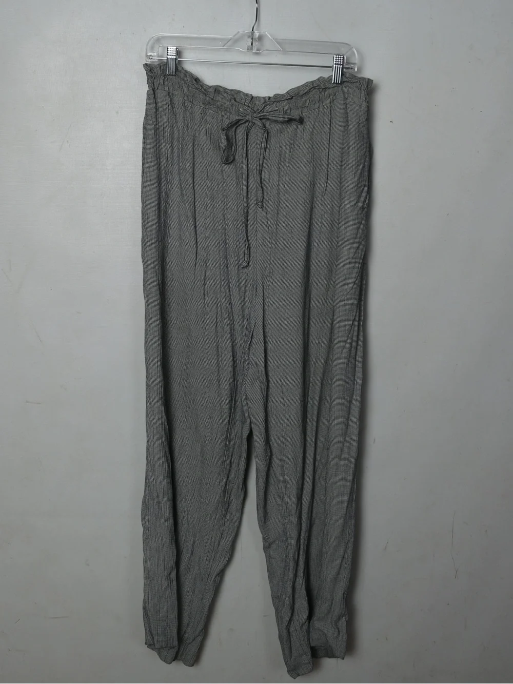 Rafaella Gray Drawstring Casual Joggers